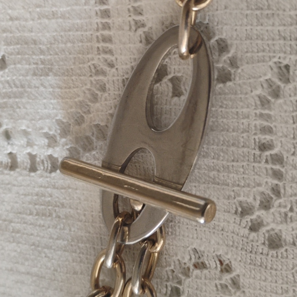 Statement Necklace With Large Square Pendant - image 6